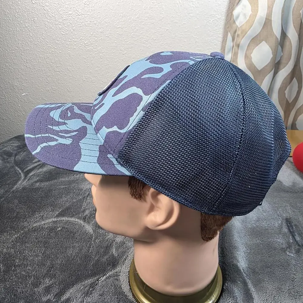 Johnnie-O Flag USA 2005 Blue Camo Snapback Hat Cap